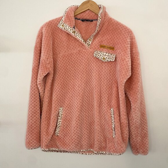 Simply Southern Sherpa Pullover | Medium |‎ Cozy & Warm - Picture 1 of 9